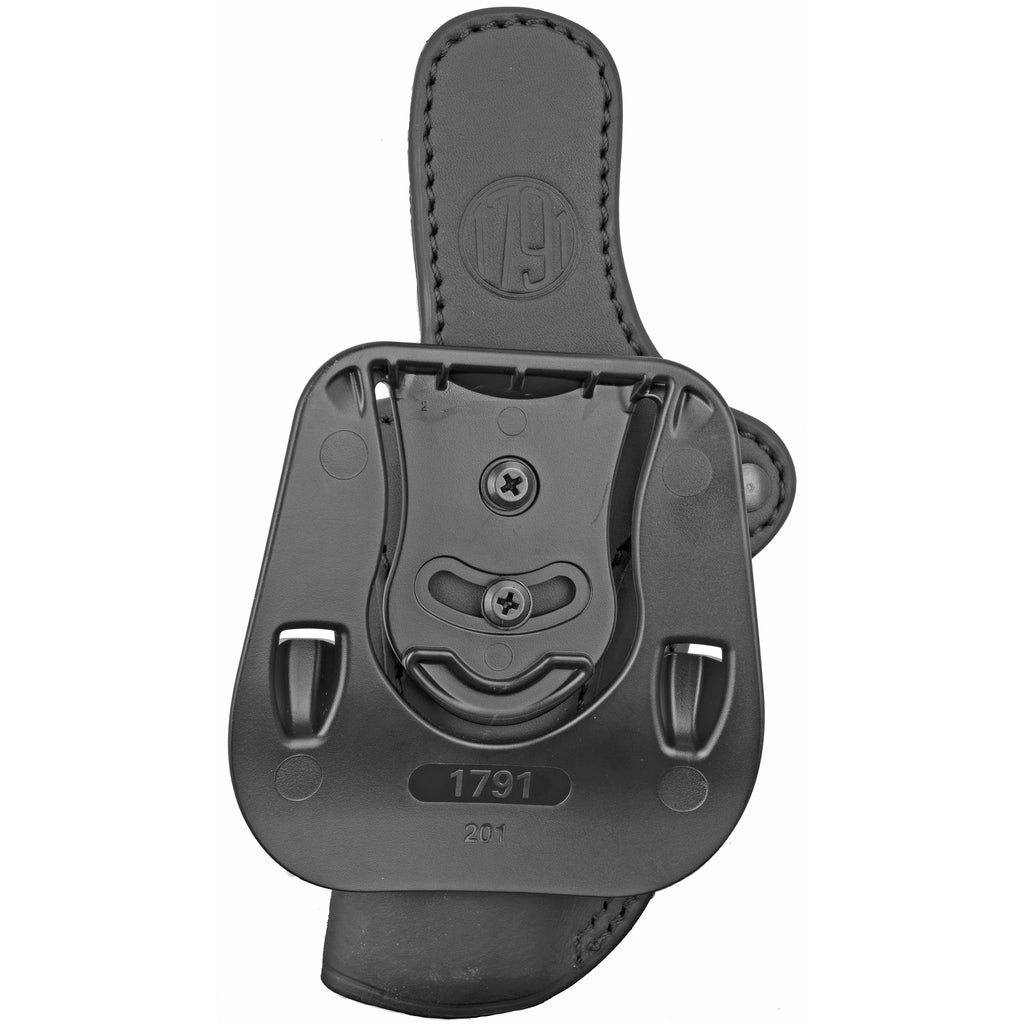 1791 Gunleather Optic Ready Paddle Holster for 1911 Pistols - Right Hand, Stealth Black