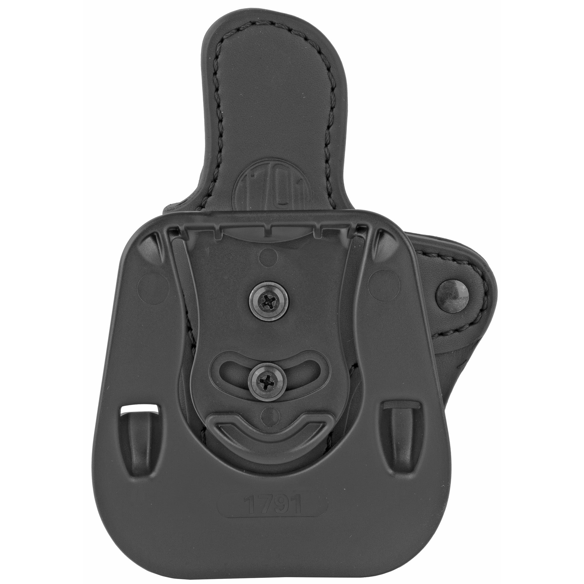 1791 Gunleather Optic Ready Paddle Holster Size 2.1 for Right Hand in Stealth Black