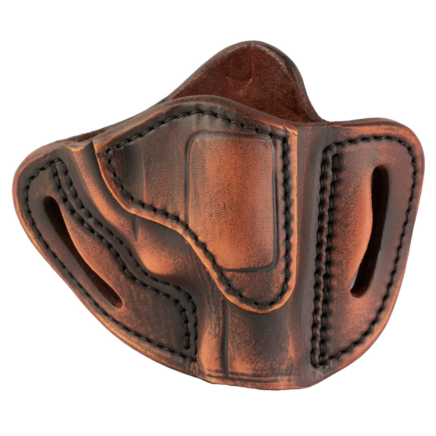 1791 Gunleather RVH1 Revolver Thumbreak Outside Waistband Holster for J-Frame Revolvers - Vintage Brown