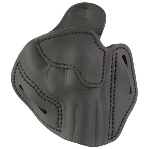 1791 Gunleather RVH4.3 Revolver Holster for Right Hand, Outside Waistband, Stealth Black