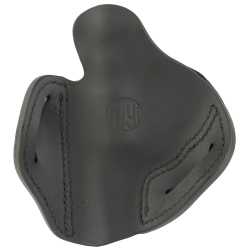 1791 Gunleather RVH4.3 Revolver Holster for Right Hand, Outside Waistband, Stealth Black