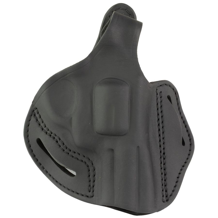 1791 Gunleather Revolver Thumb Break Belt Holster for Right Hand - Size 4.3, Stealth Black