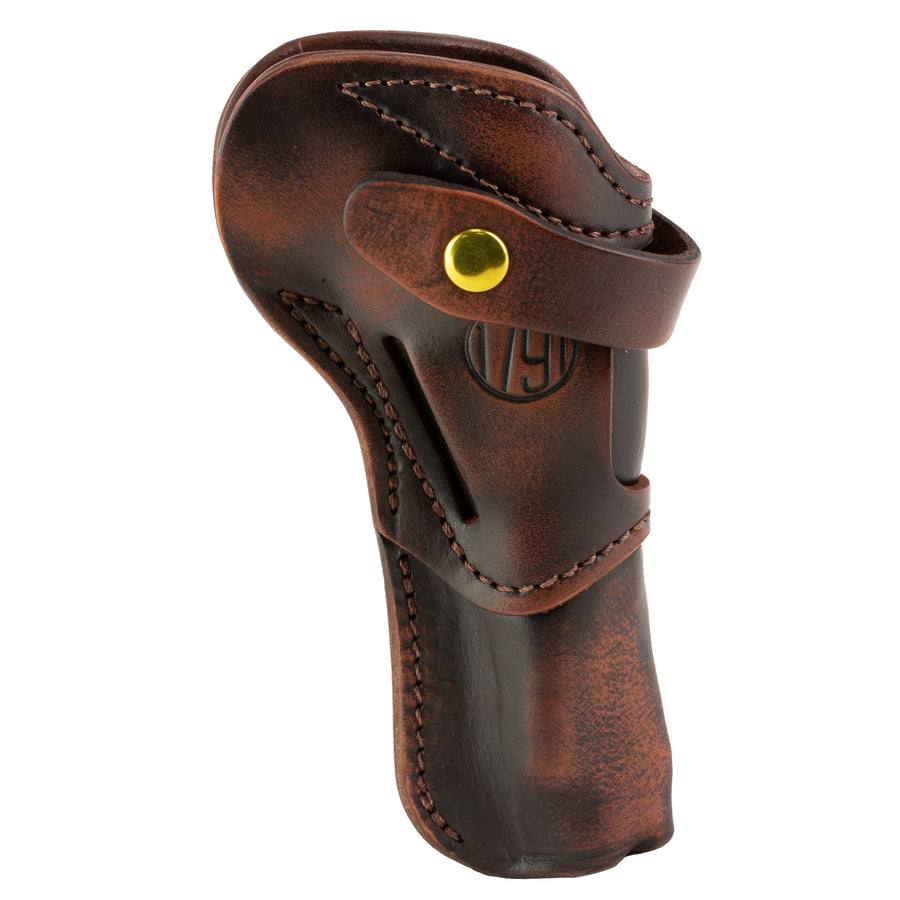 1791 Gunleather Single Action Holster for 5.5-inch Revolvers - Ambidextrous Outside Waistband Leather Carry