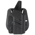 1791 Gunleather Kydex IWB Holster for Glock 43X MOS with Optics – Right Hand Black