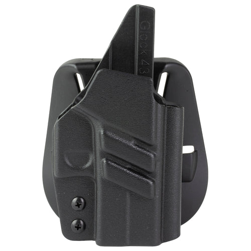 1791 Gunleather Kydex IWB Holster for Glock 43X MOS with Optics – Right Hand Black