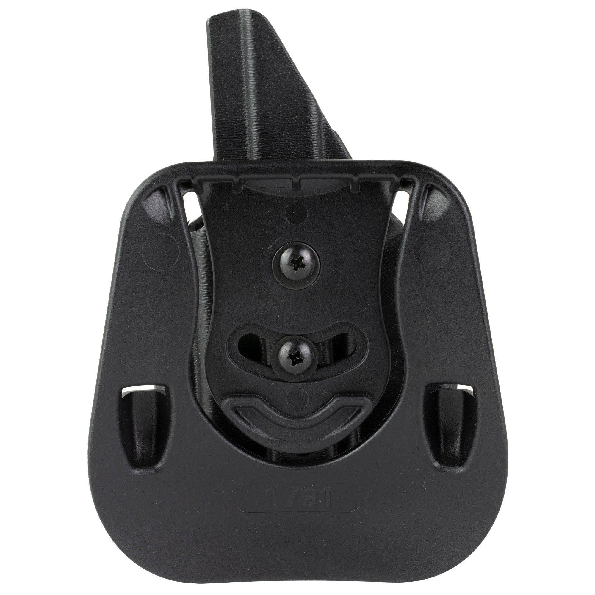 1791 Gunleather Kydex IWB Holster for Glock 43X MOS with Optics – Right Hand Black
