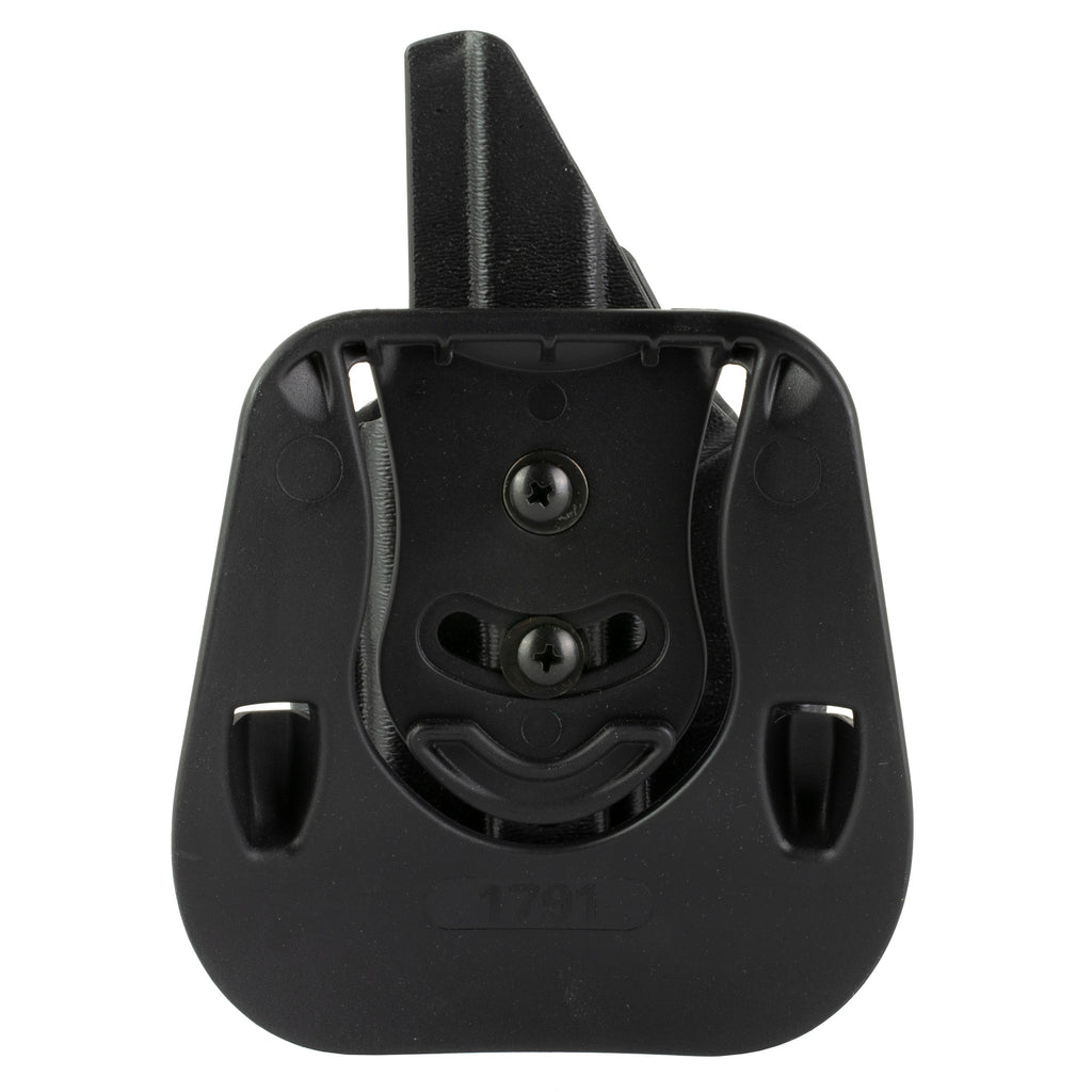 1791 Gunleather Tactical Paddle Holster for Glock 43X MOS - Black Kydex IWB Holster with Adjustable Features