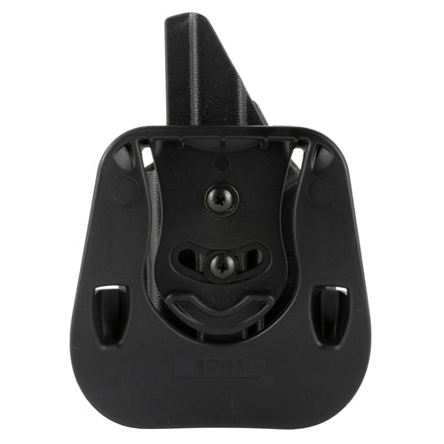1791 Gunleather Tactical Paddle Holster for Glock 43X MOS - Black Kydex IWB Holster with Adjustable Features