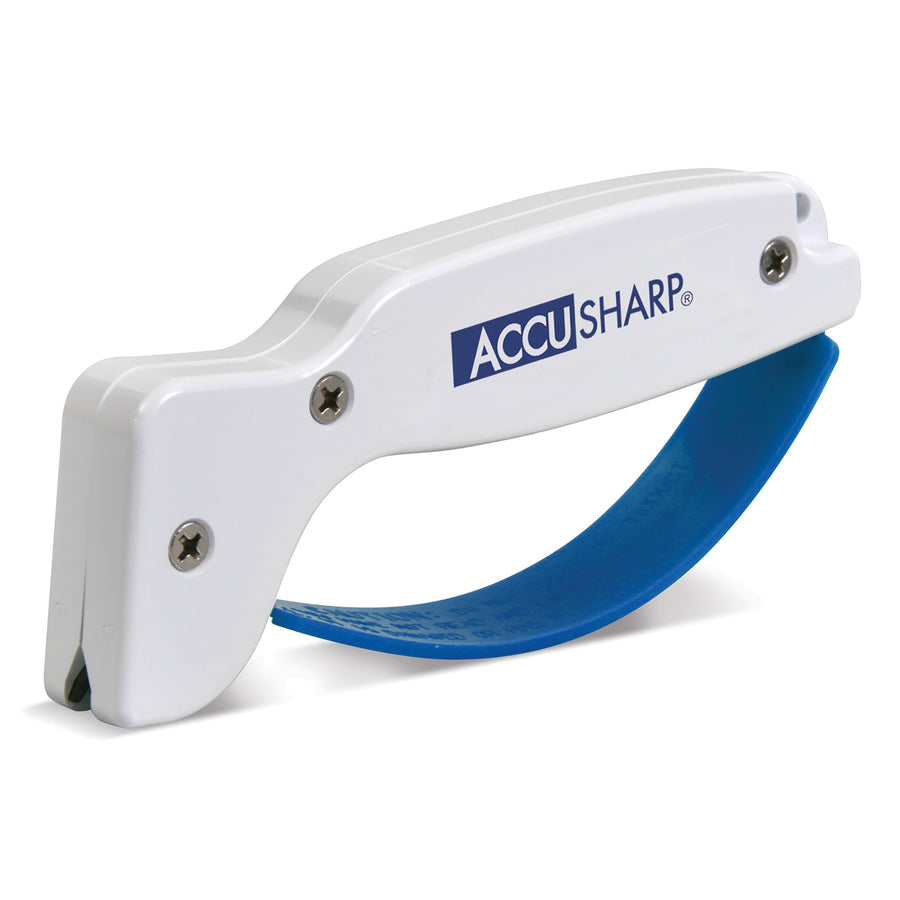 AccuSharp AccuSharp Knife Sharpener - White, Easy-to-Use for All Cutting Tools