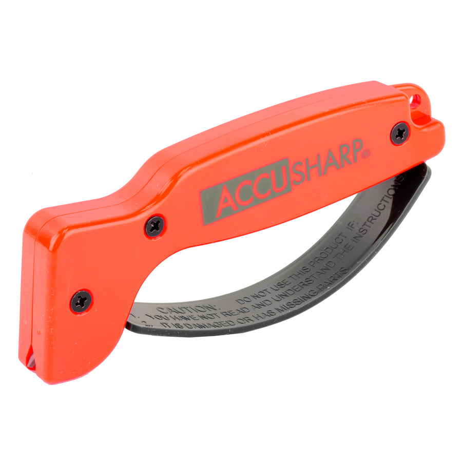 AccuSharp AccuSharp Knife Sharpener in Blaze Orange - Compact and Durable