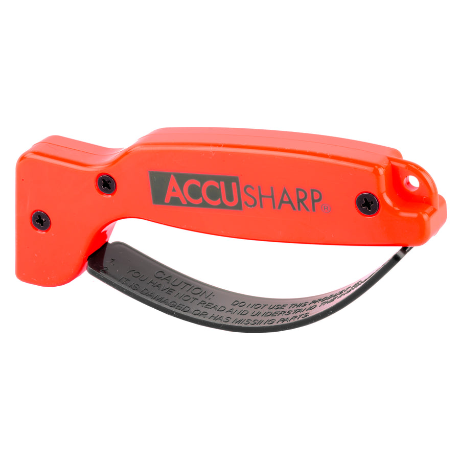 AccuSharp AccuSharp Knife Sharpener in Blaze Orange - Compact and Durable