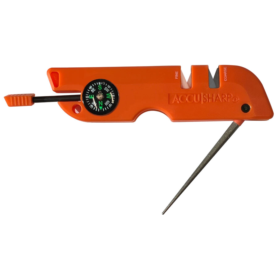AccuSharp Outdoor Survival Tool with Built-in Knife Sharpener and Multi-Tools