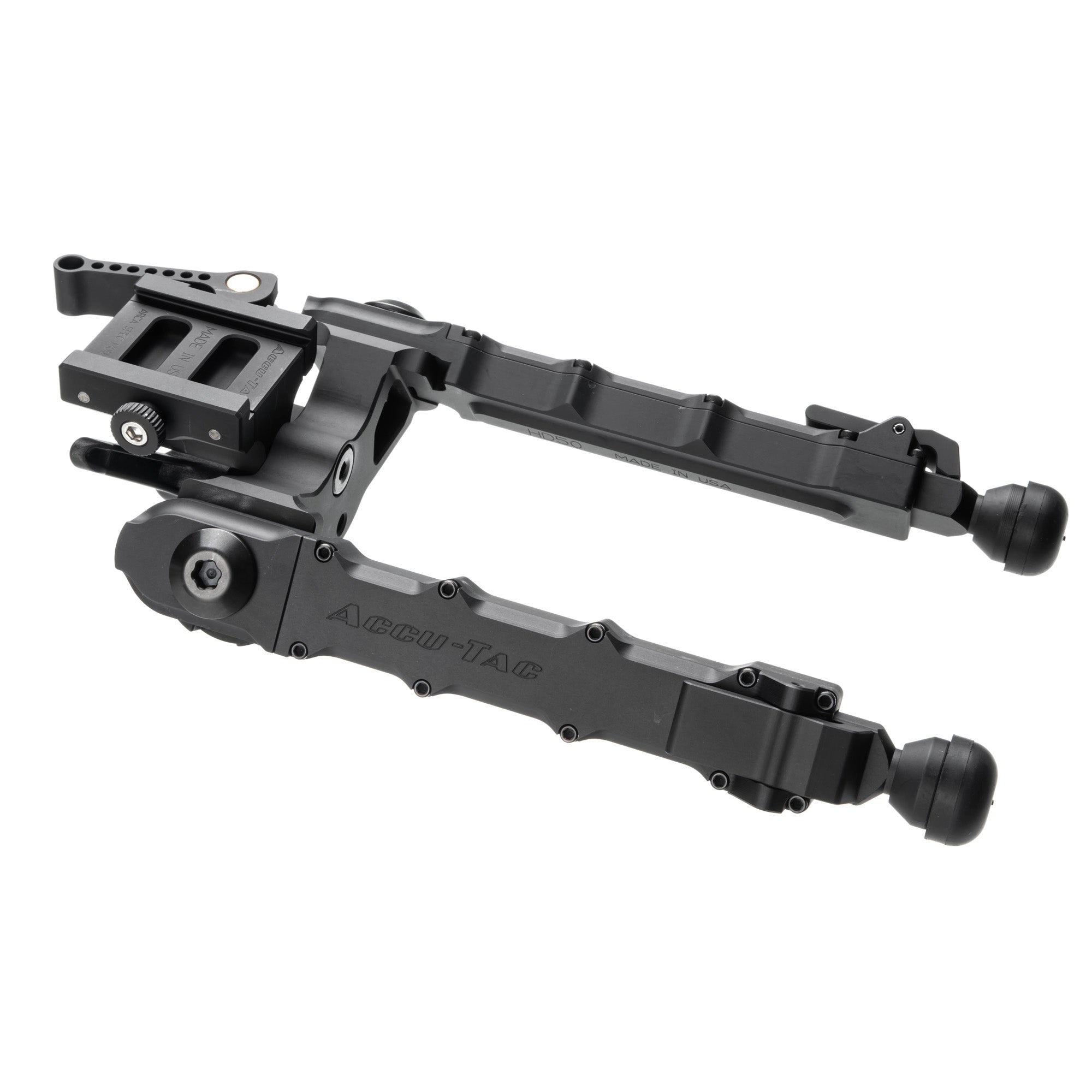 Accu-Tac HD-50 Arca Spec QD Bipod for Heavy Recoil Rifles and 50 BMG Platforms