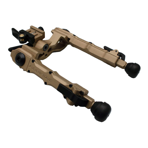 Accu-Tac WB-4 Flat Dark Earth Wide Body Bipod for Long-Range Shooting and Precision Platforms