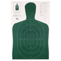 Action Target B-27E Green Economy Shooting Target - 100 Pack