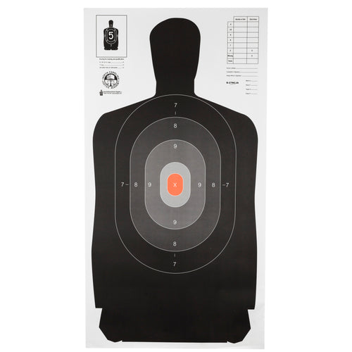 Action Target B-27NCJA-100 Commercial and Law Enforcement Shooting Target