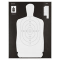 Action Target B-34R-100 Reverse Qualification Target for Law Enforcement and Shooting Sports