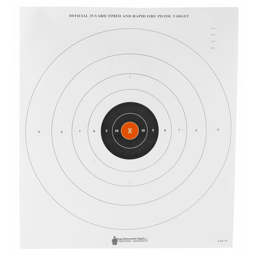 Action Target Timed and Rapid Fire Shooting Target - 100 Pack, B-8(P)OC-100