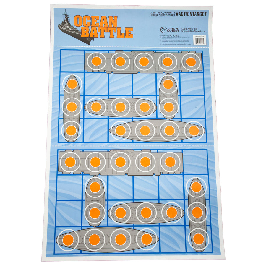 Action Target Ocean Battle Target - Model GS-OCEAN-100 for Shooting Range Training