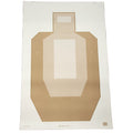 Action Target IPSC Paper Target with Visible Scoring Zones (100-Pack) for Precision Shooting Practice