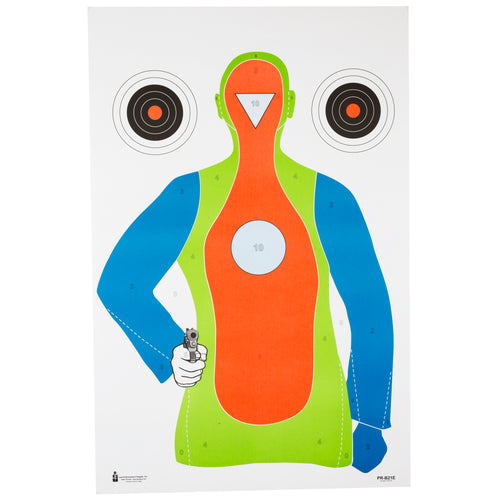 Action Target High Visibility Flor B 21E 100-pack for Law Enforcement and Shooting Ranges