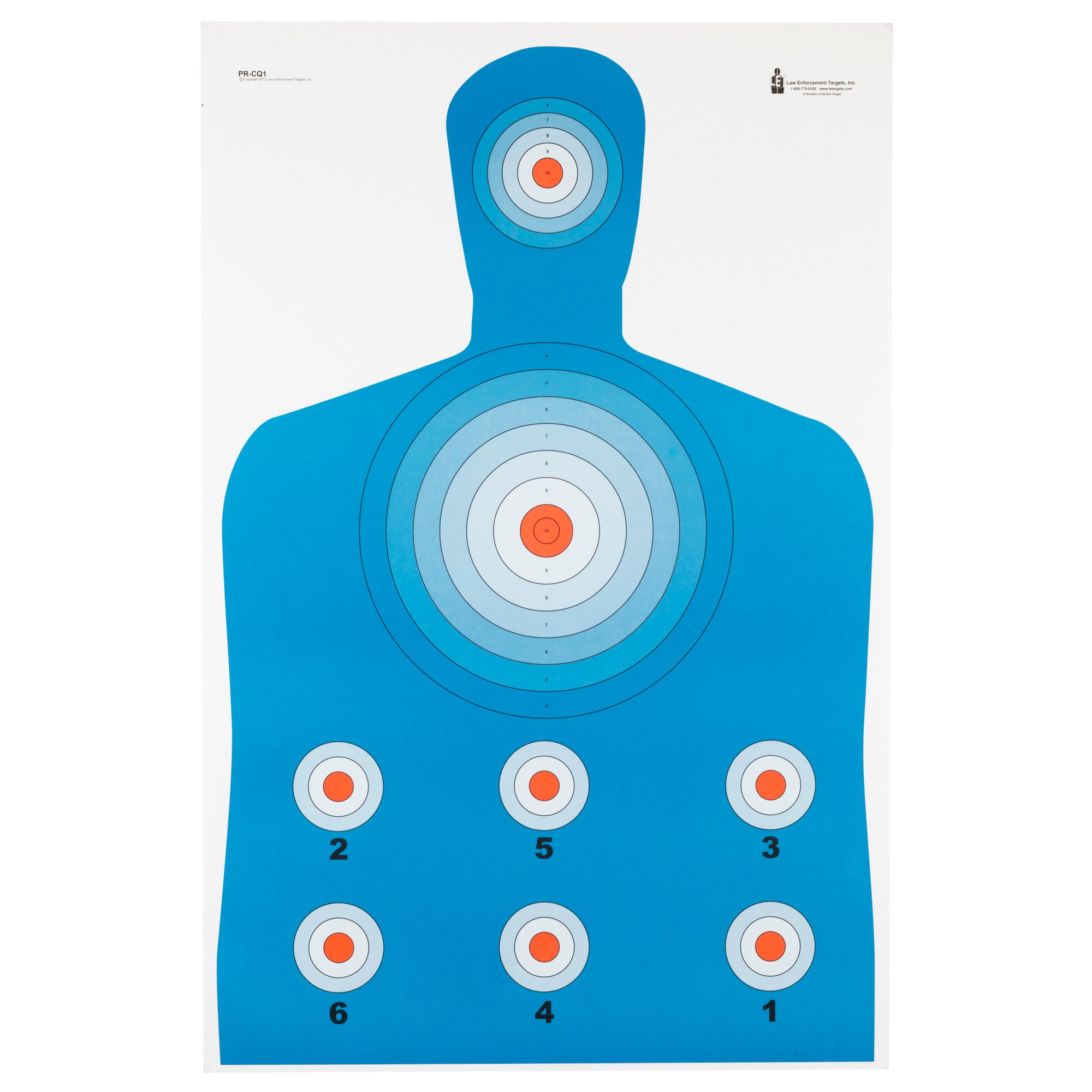 Action Target High Visibility Indoor Range Target - 100 Pack