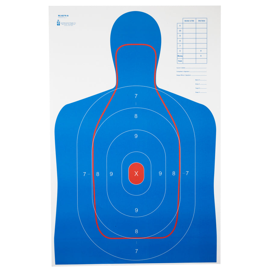 Action Target RC-B27E-Q-100 Combination Target for Law Enforcement and Shooting Sports
