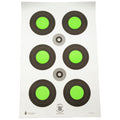 Action Target Trident Concepts Fluorescent Green Shooting Target (100 Pack) - Model TCT-MK3-MOD2