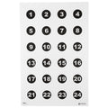 Action Target Command Training 24-Inch Circular Shooting Targets, Pack of 100