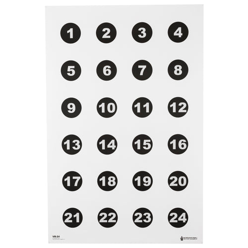 Action Target Command Training 24-Inch Circular Shooting Targets, Pack of 100