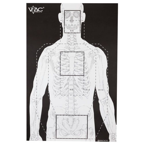 Action Target Viking Tactics Double-Sided Target (VTAC-P-100) for Law Enforcement and Shooting Ranges
