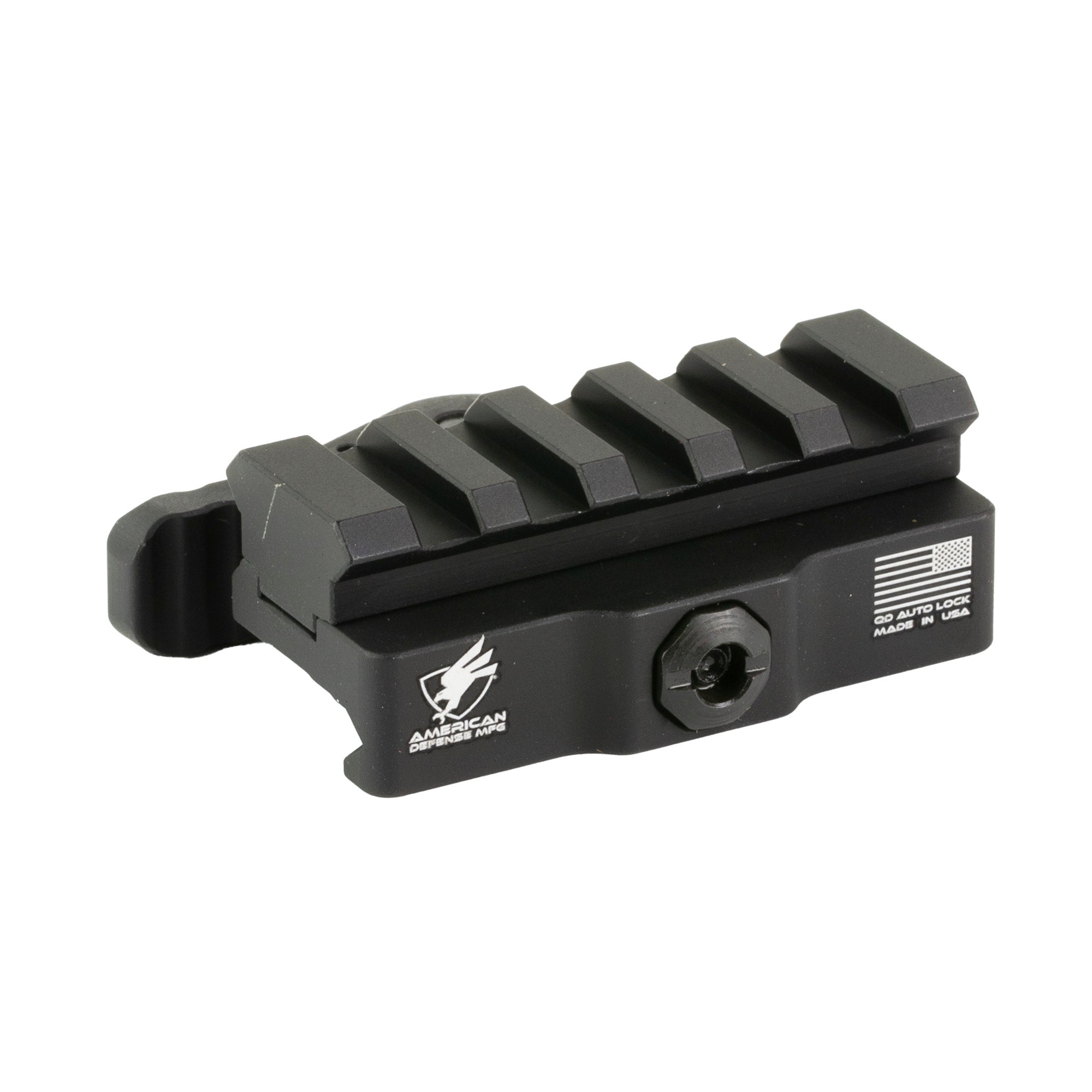 American Defense Manufacturing AD-170-VPG Picatinny Riser - 5-Lug Standard, Black