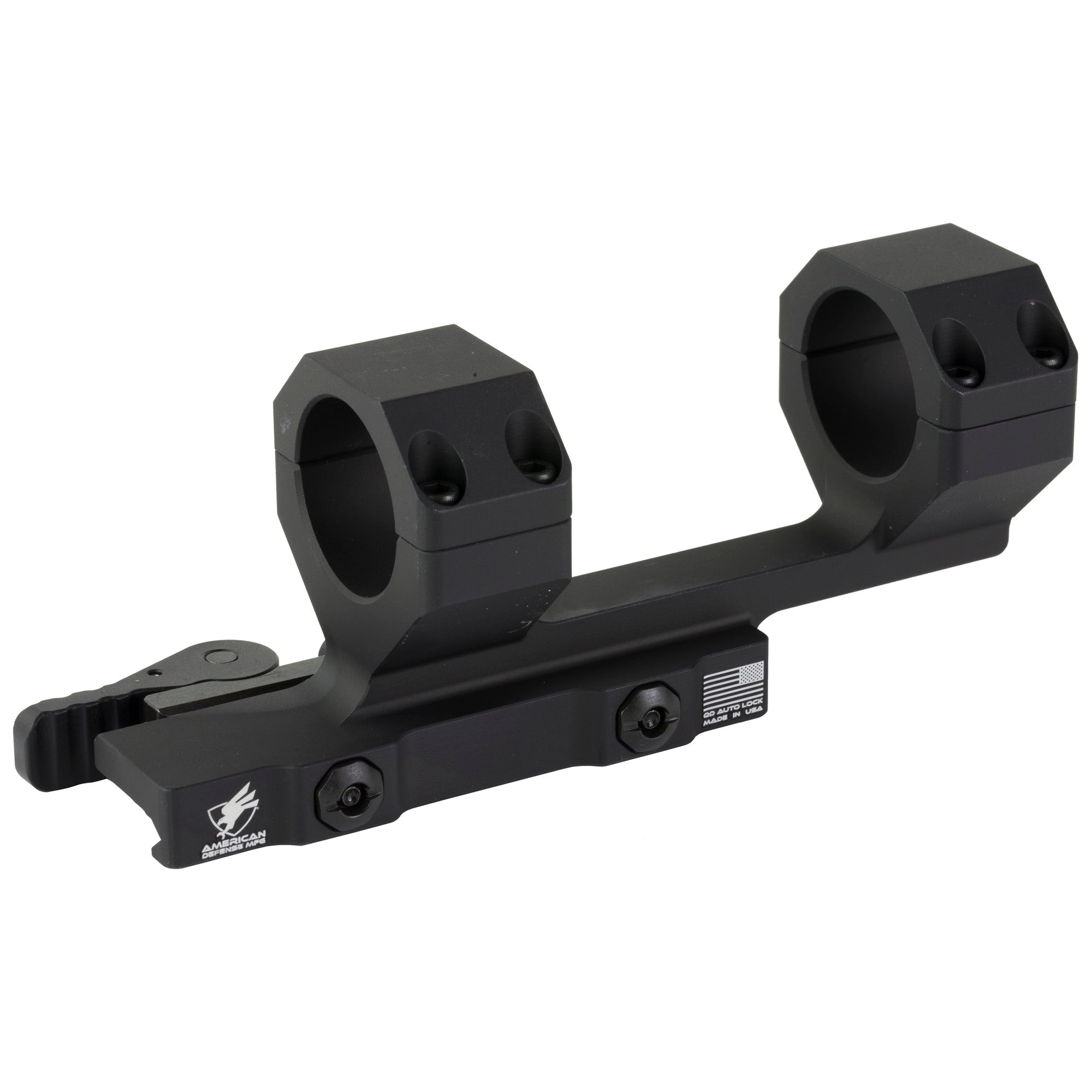 American Defense Manufacturing AD-DELTA-C 30mm Offset Scope Mount for AR Platforms