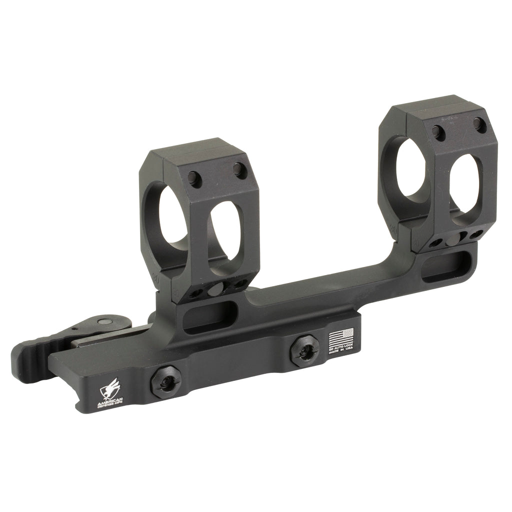 American Defense Mfg. AD-RECON-M-30-STD Medium 30mm Scope Mount for AR-15 with QD Auto Lock Lever System