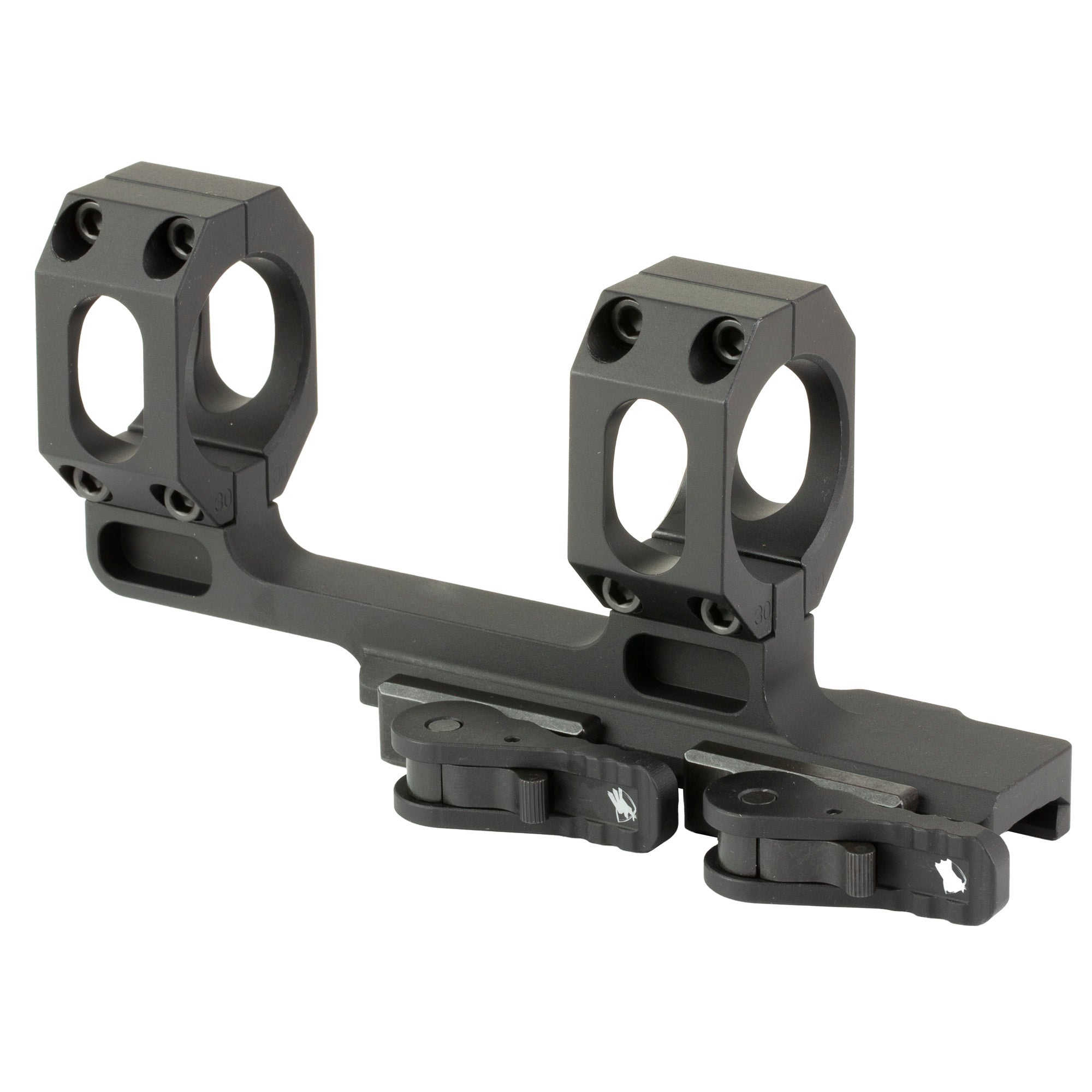 American Defense Mfg. AD-RECON-M-30-STD Medium 30mm Scope Mount for AR-15 with QD Auto Lock Lever System