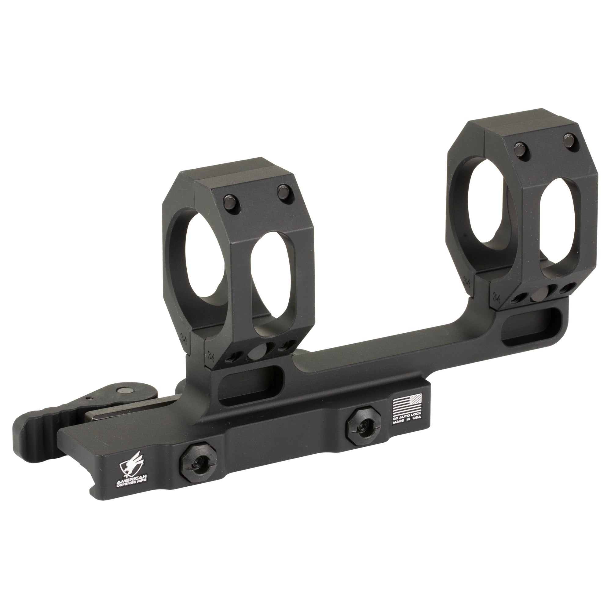 American Defense Mfg. AD-RECON-M-34-STD 34mm Medium Scope Mount for AR-15