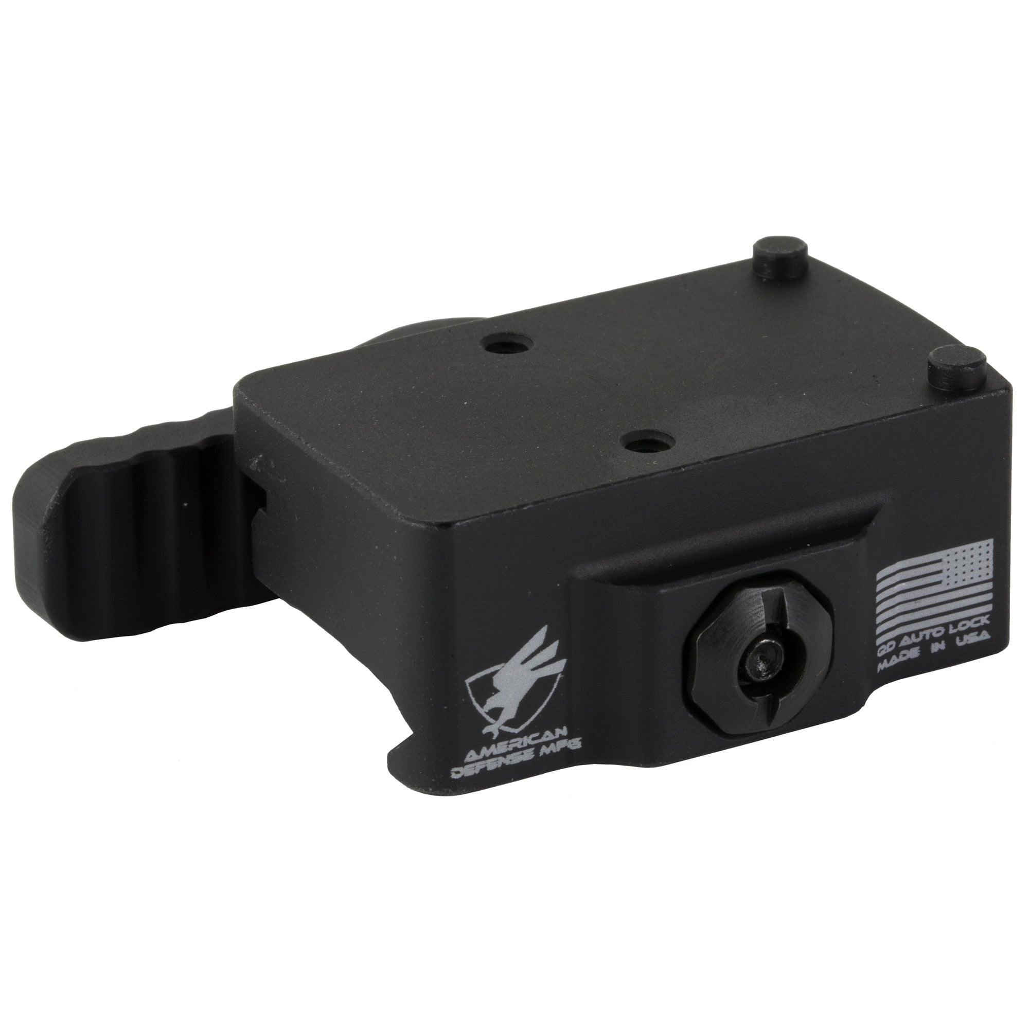 American Defense Manufacturing AD-RMR-LW-L-STD Low Profile Quick Detach Mount for Trijicon RMR and Similar Red Dot Optics