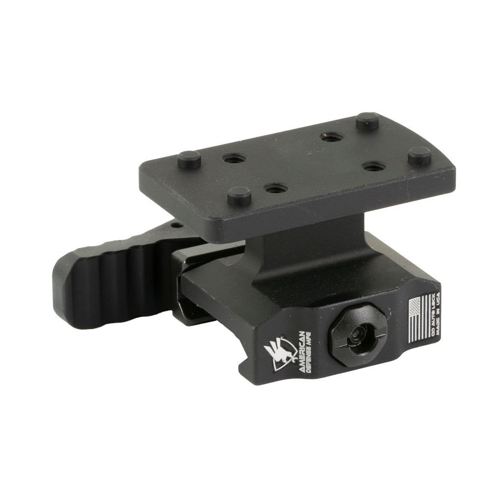 American Defense Manufacturing Lightweight TR QD Mount for Red Dot Optics - Lower 1/3 Co-Witness, Black