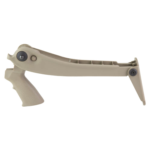 ATI Outdoors Shotforce Top Folding Stock in Flat Dark Earth for 12GA Mossberg and Remington Firearms