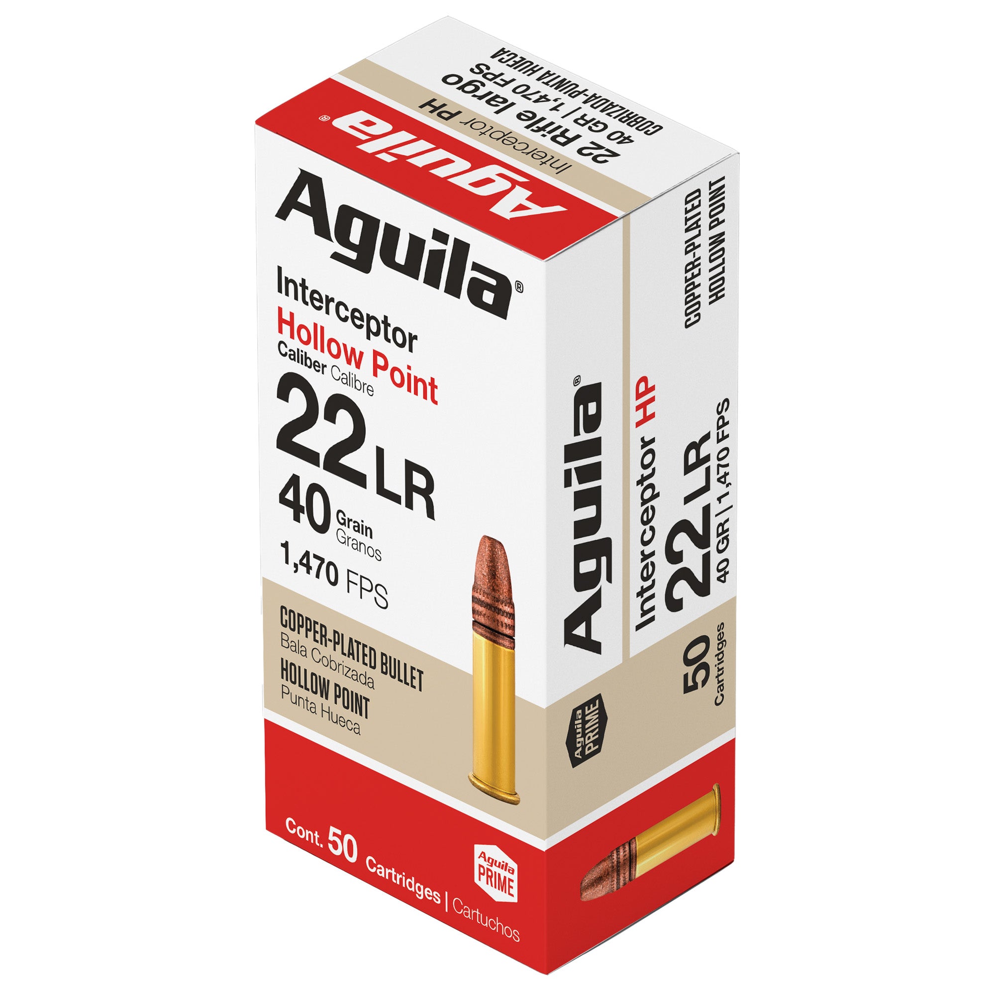 Aguila Ammunition 22LR Rimfire Hollow Point 40 Grain – High Velocity Target Shooting Ammo