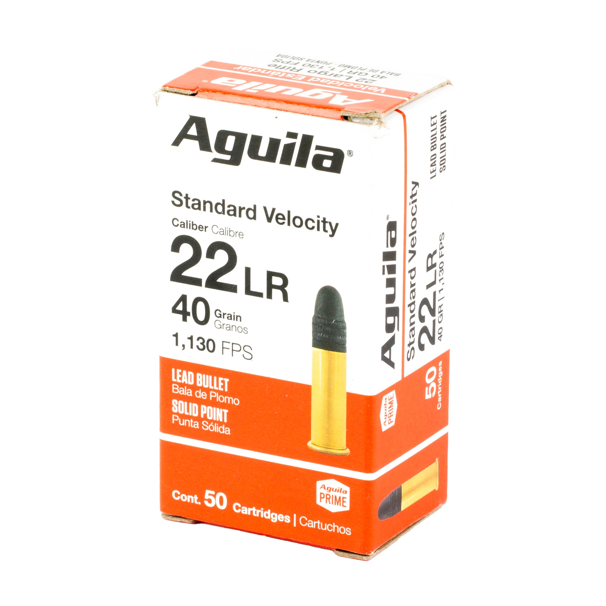 Aguila Ammunition 22LR Rimfire Solid Point 40 Grain – Target Shooting & Plinking Ammo