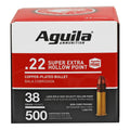 Aguila Ammunition 22LR Rimfire Hollow Point - 38 Grain, 500 Rounds