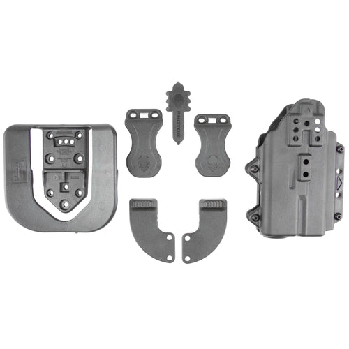 Alien Gear Holsters Photon Holster for Glock 19/44/45/23, Outside Waistband, Ambidextrous, Black Polymer