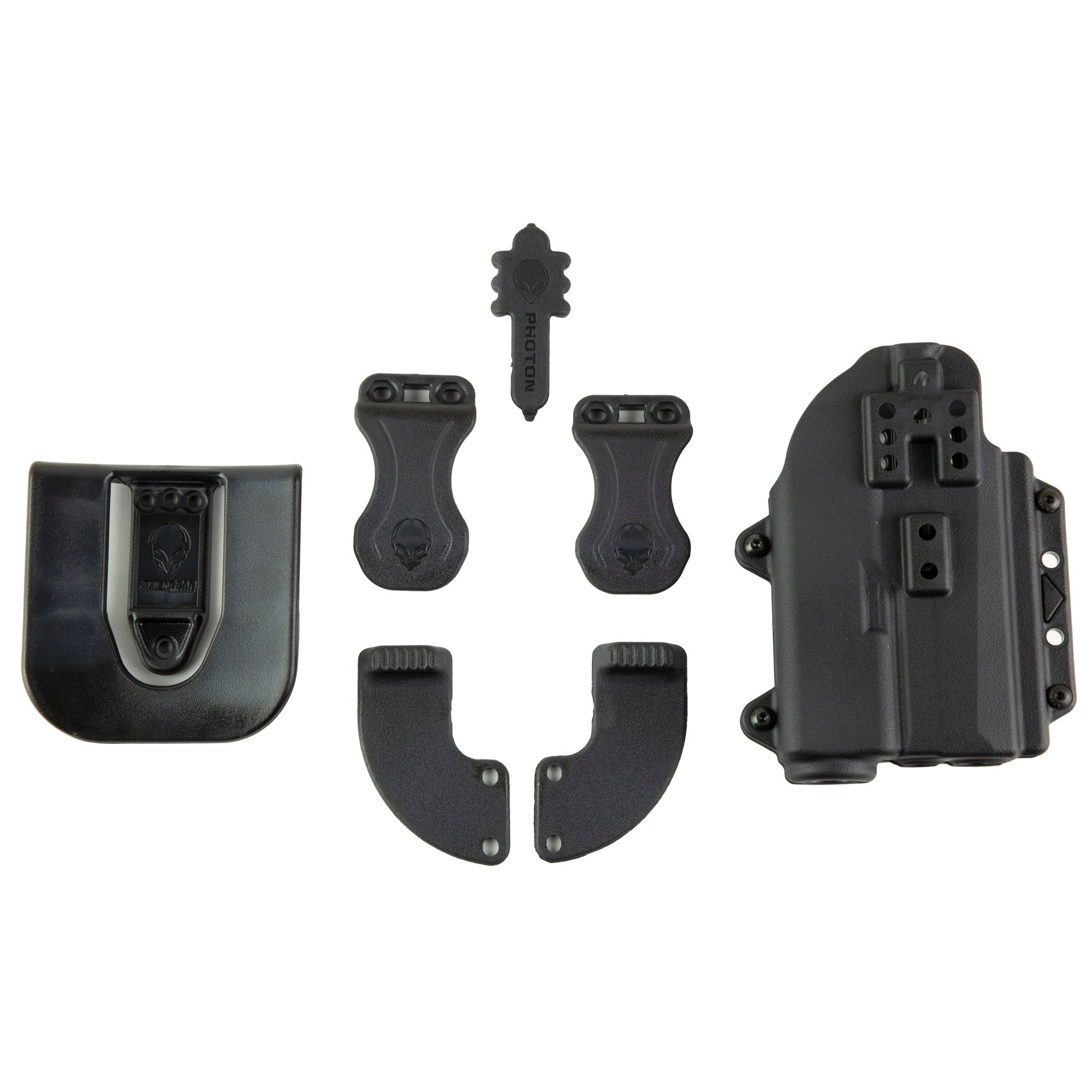 Alien Gear Holsters Photon Holster for P320C/M18 with Light - Outside Waistband, Black Polymer
