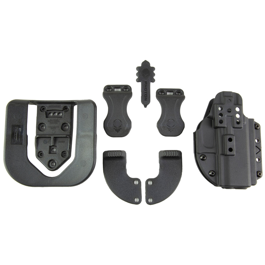 Alien Gear Holsters Photon Holster for Glock 43/43X – Ambidextrous Outside Waistband Carry with Optic Cut and Light Compatibility