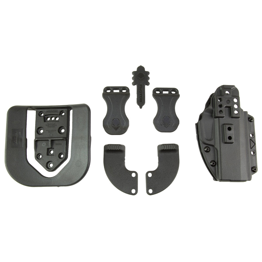 Alien Gear Holsters Photon Outside Waistband Holster for Sig P365X Macro - Ambidextrous Black Polymer Design