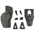 Rapid Force Level 3 Duty Holster for Glock 19, Right Hand – Black Polymer with Optic Compatibility