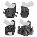 Alien Gear Holsters ShapeShift Core Carry Pack for Glock 17 - Right Hand Outside Waistband Holster in Black
