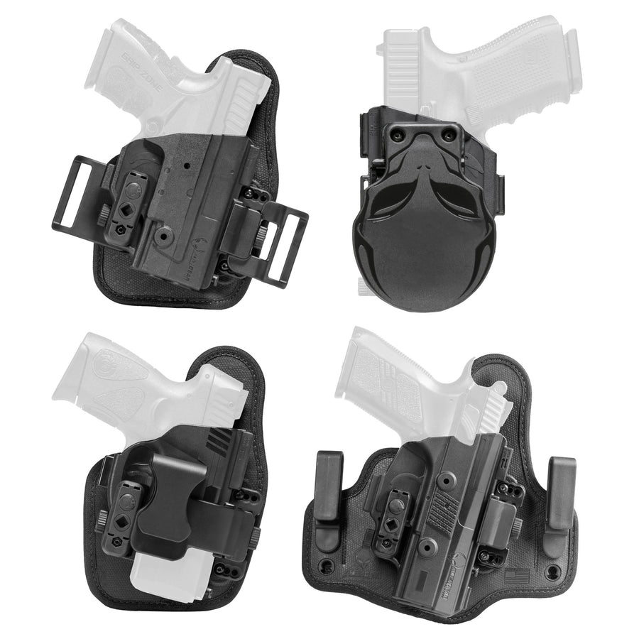 Alien Gear Holsters ShapeShift Core Carry Pack for Glock 17 - Right Hand Outside Waistband Holster in Black