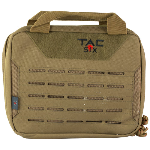 Allen Company Tac-Six Dual Tactical Pistol Case in Coyote Brown with MOLLE System